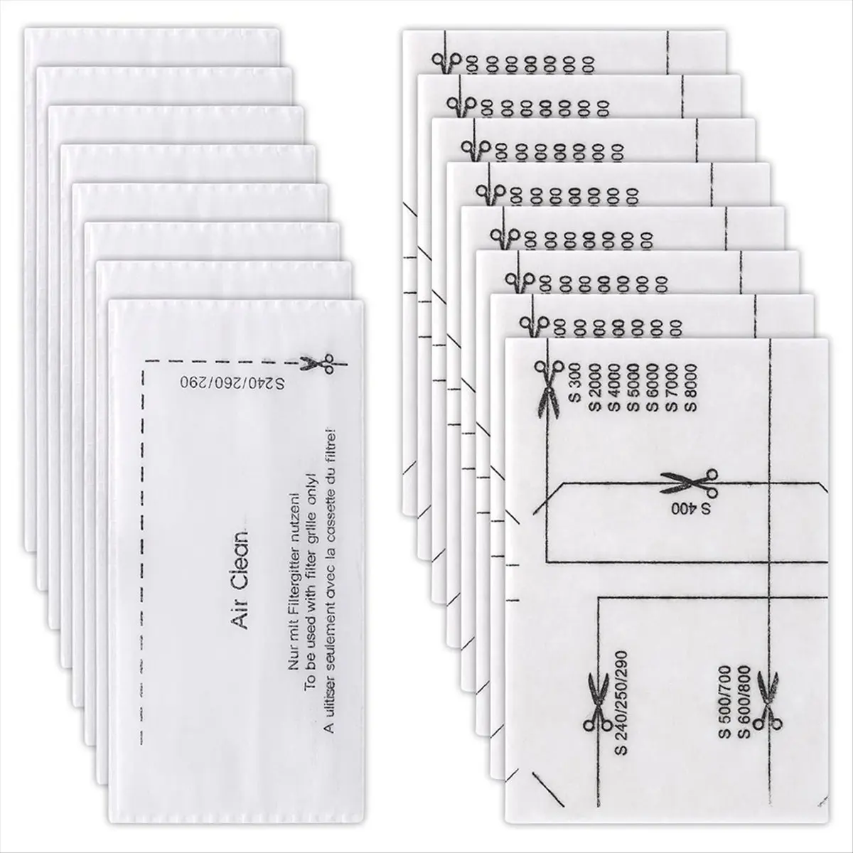Vacuum Cleaner Filter Set for Complete C1/2/3 Vacuum Cleaner Filter and Motor Protection Filter Set