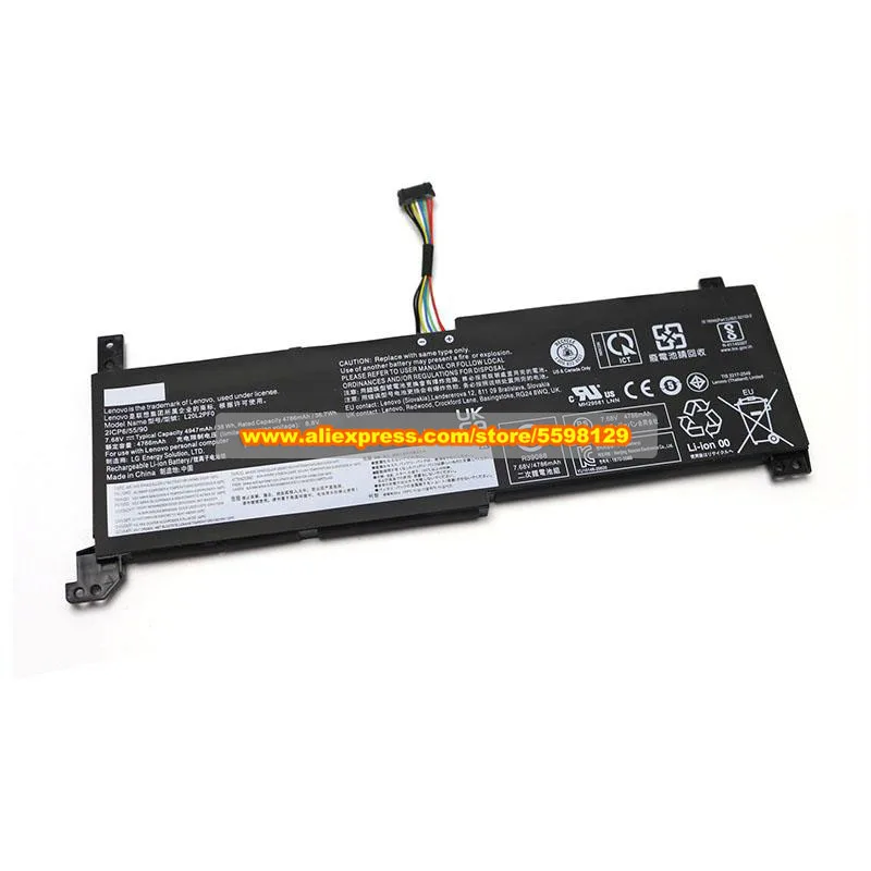 Genuine L20B2PF0 L20C2PF0 Battery L20D2PF0 L20L2PF0 L20M2PF0 7.68V 38Wh for Lenovo V14/V15/V17 G2-ITL 82KA 82NM 82KB 82ME 82NX