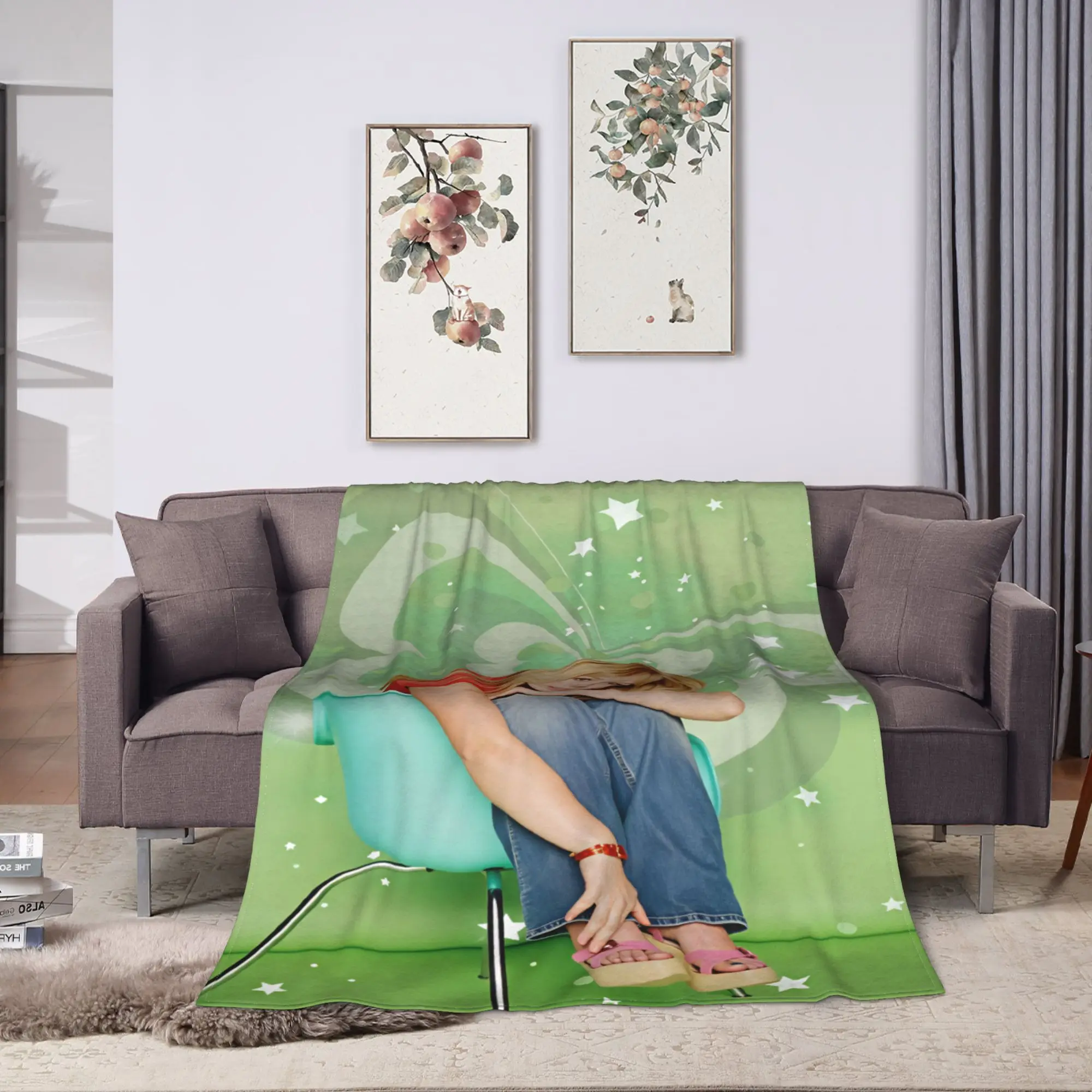 Hilary Duff Lizzie McGuire Super Soft Blankets  Travel Plush Bedding Throws Graphic Home Decor Flannel Bedspread Sofa Bed Cover