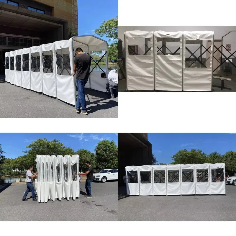 Modular waterproof galvanized aluminum frame foldable activity walkway tent for sale