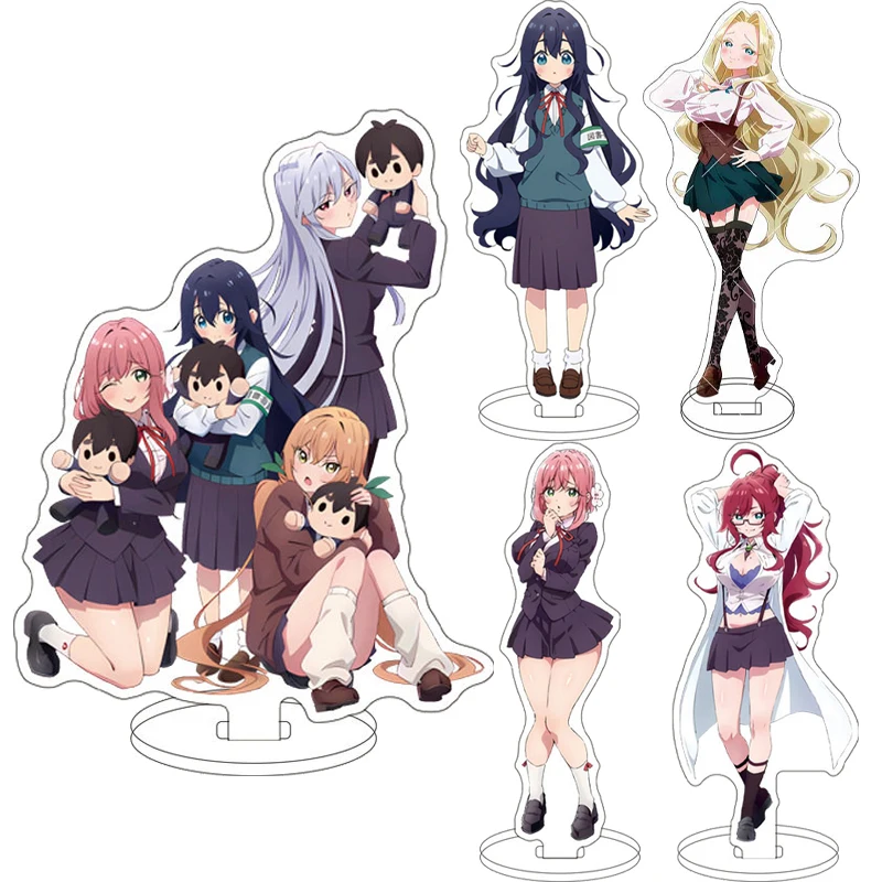 16CM Anime The 100 Girlfriends Who Really, Really, Really, Really Love You ‌ Figur Hanazono Kaori Acryl-Ständer Cosplay-Ornamente