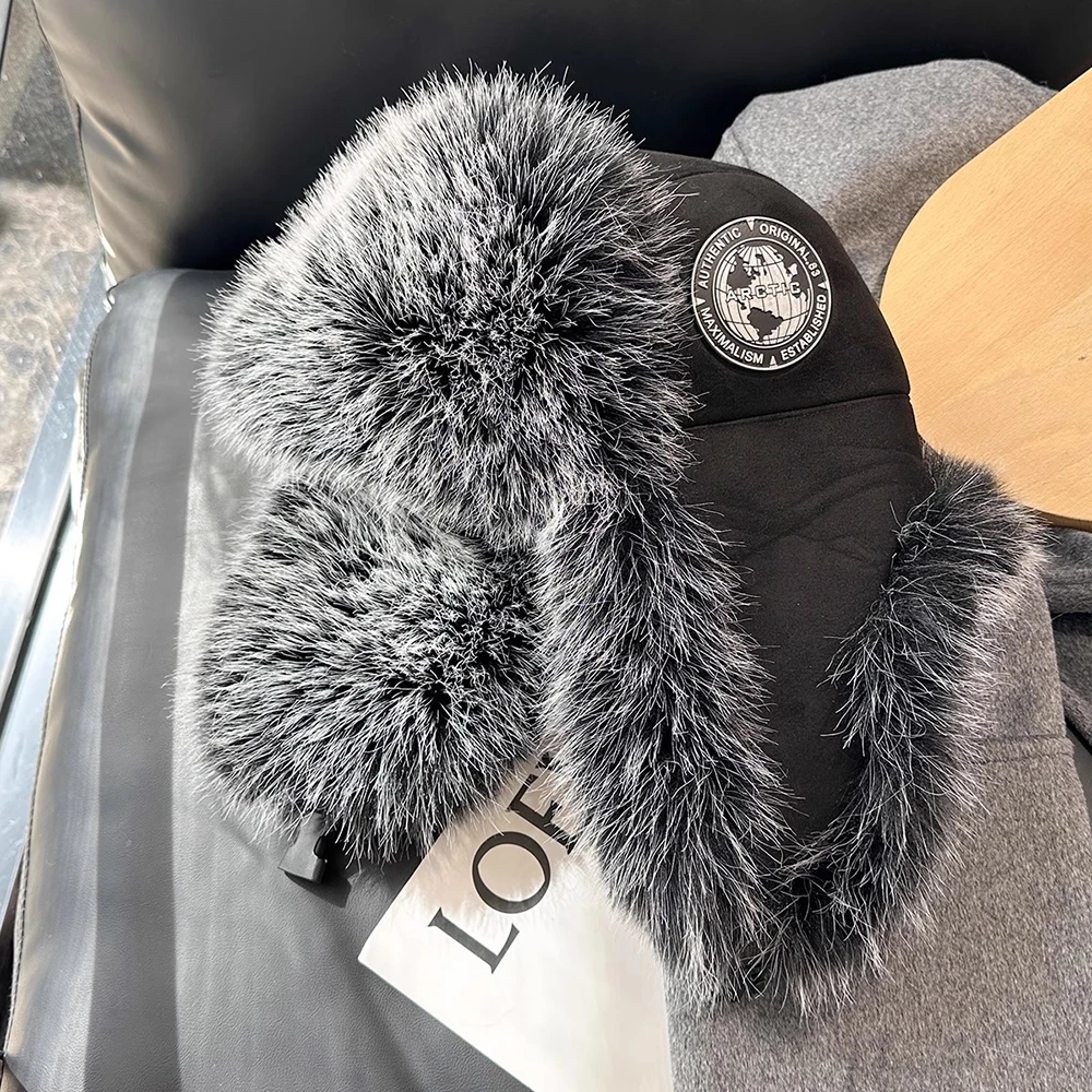 Women's 2026 Russian Ushanka Aviator Trapper Snow Skiing Hat 100