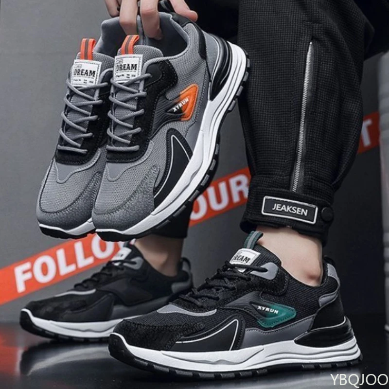 2025 Large Size Autumn Fashion New Item Breathable Casual Comfortable Men's Shoes Versatile Lightweight Flat Sports Men's Shoes