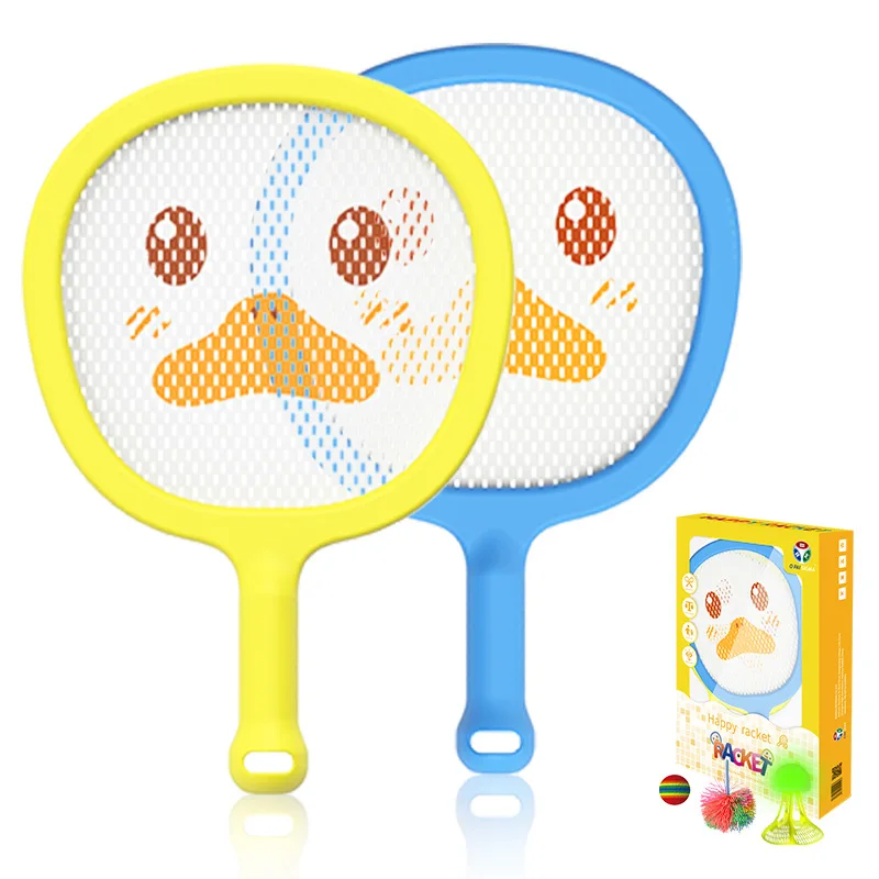 Brinquedo de raquete de badminton infantil – O conjunto de raquete de tênis ideal para engatinhando em esportes ao ar livre e promover colagem entre pais e filhos.