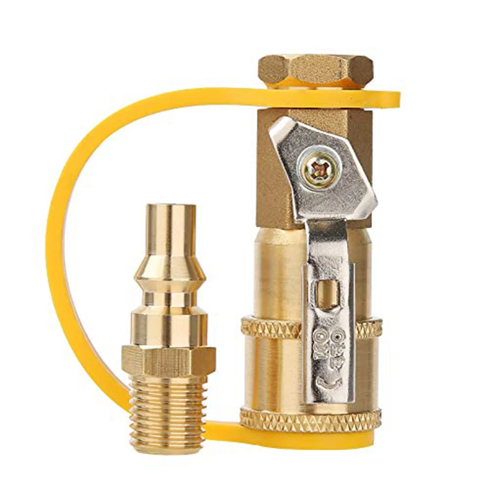 

For Durable 14 Brass Ball Valve Quick Connector for Leak Connection Suitable for Various Water Gas and RV Uses