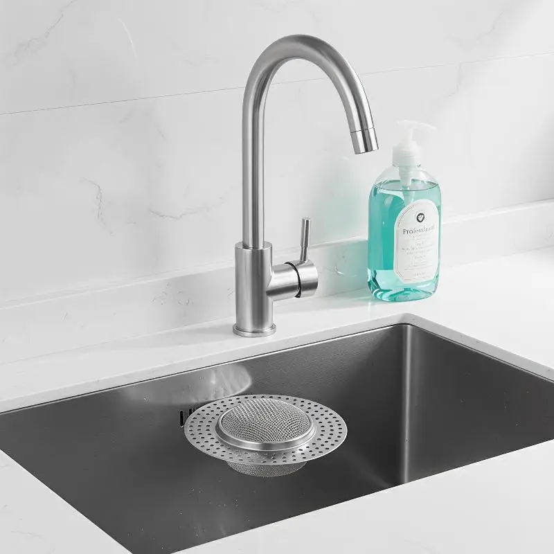 

Stainless Steel Durable Sink Strainer for Clog-Free Kitchen and Bathroom Drains