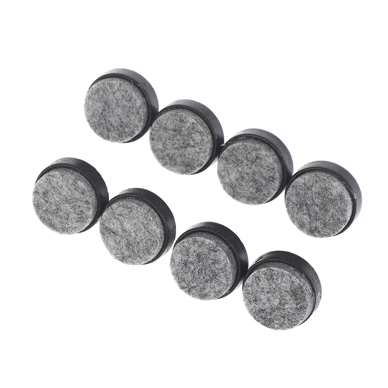 4/8 Stuks Zwart/Bruin Vilt Verstelbare Ronde Meubels Been Schroeven Anti Slip M6 M8 Tafel Stoel Kast Balans Voeten Pads