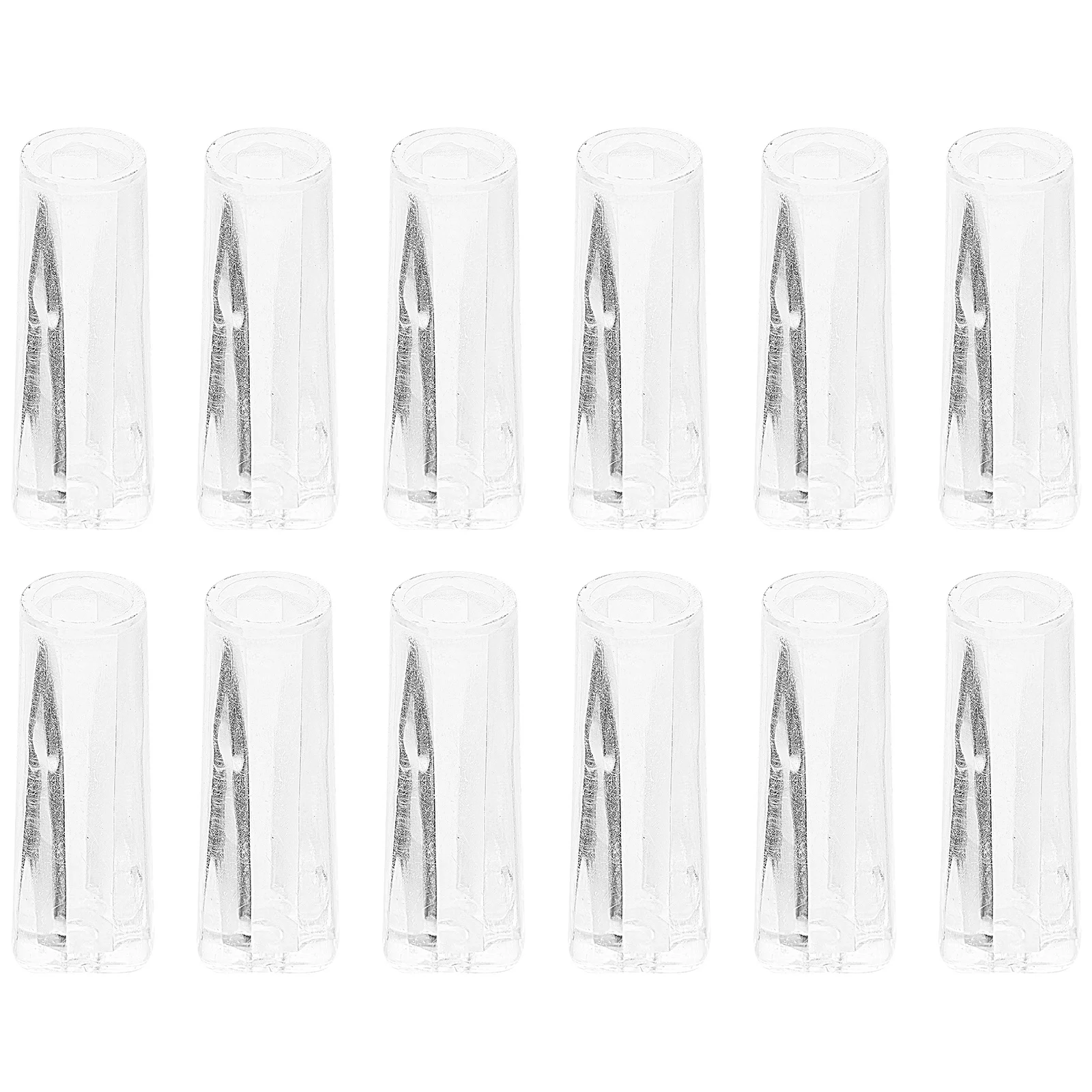 12Pcs Window Blind Wand Handle PVC Material Replacement Parts for Home Office Simple Design Easy Installation