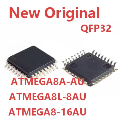 5/PCS New ATMEGA8A-AU ATMEGA8A AU ATMEGA8L-8AU ATMEGA8L 8AU ATMEGA8-16AU ATMEGA8 16AU QFP32 Single chip microcomputer