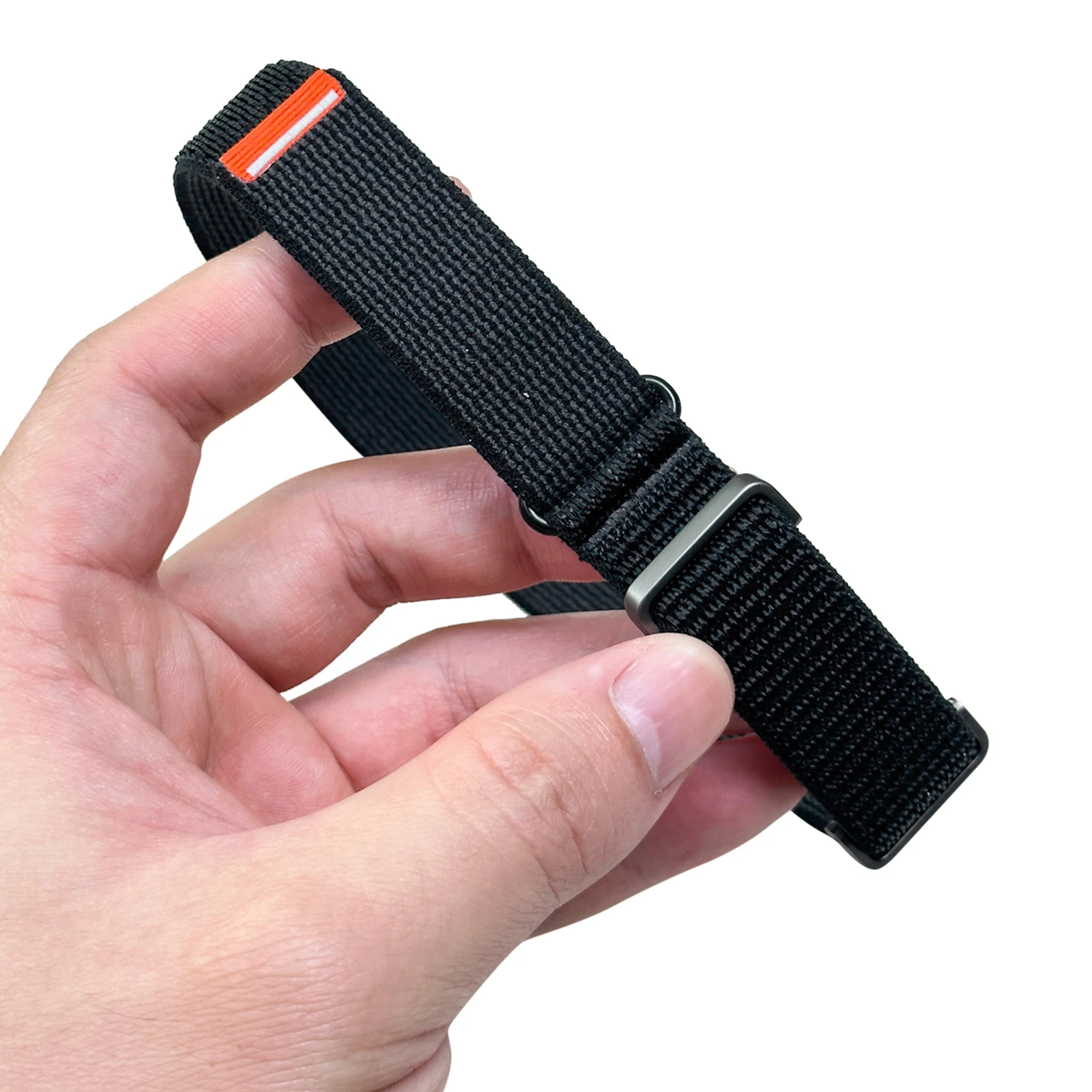 pulseira-de-nylon-estendida-de-42cm-para-google-fitbit-air-com-concha-de-metal-e-fecho-de-liberacao-rapida