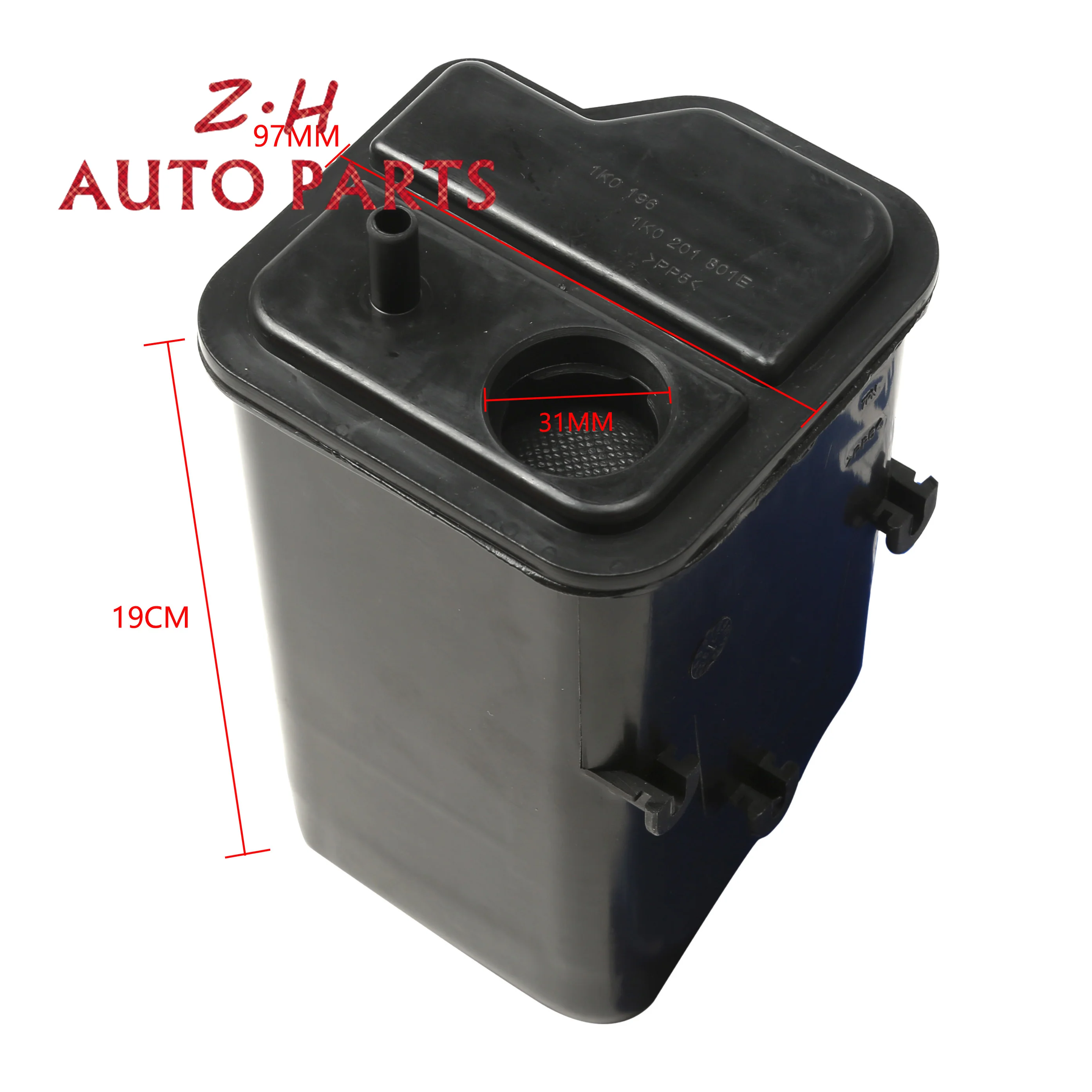 

Activated Carbon Charcoal Cans Canister 1K0 201 801 E For VW Jetta Golf MK5 MK6 Eos Audi A3 TT Quattro S1K0201801D