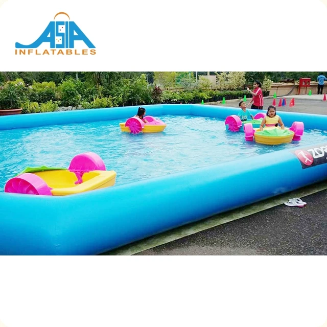 

Best Selling Swimming Pool Inflatable For Playing / Big Floating Inflatable Boat Swimming Pool