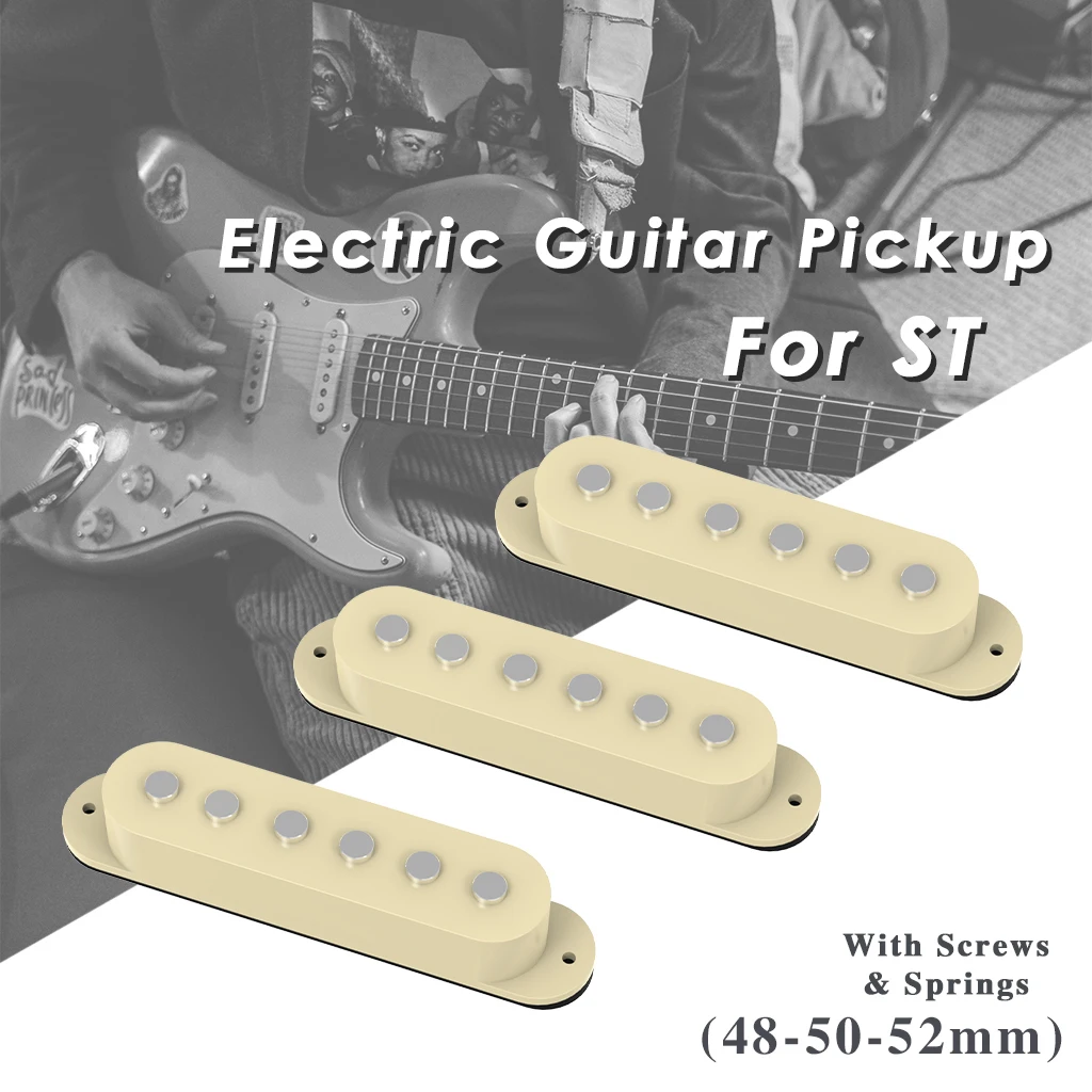 الغيتار الكهربائي Ceremic المغناطيس لاقط الرقبة ، جسر الأوسط ، التقاطات لفائف واحدة ل ST SSS ، مجموعة استبدال أجزاء ديي