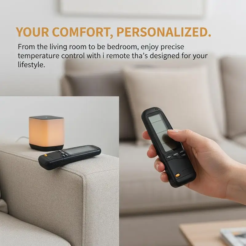 RC-3 25 In 1 Universal Remote Controller for Air Conditioner Emailair Elco YKR-M002E Reliable Performance for Hotel Rooms