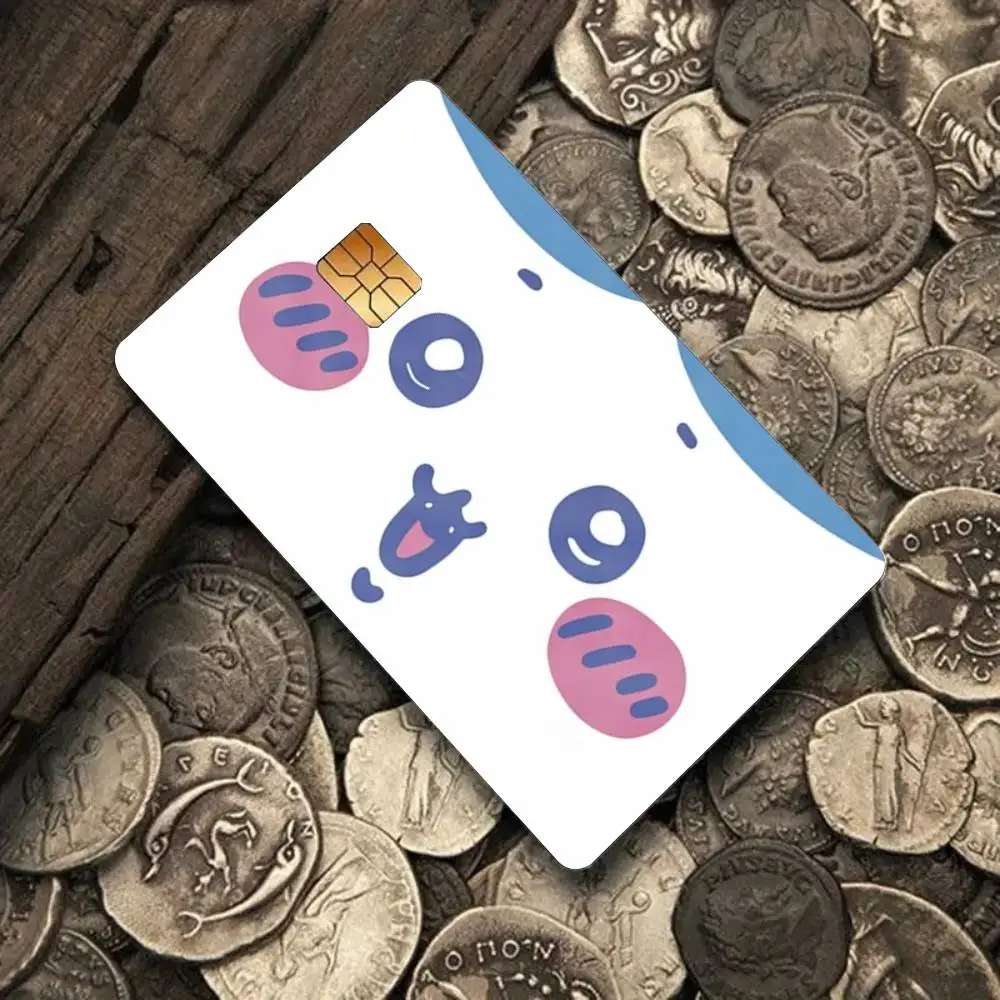 Cartoon Kawaii Chiikawas 4 Stück Kreditkarten-Skin-Aufkleber, geeignet für Bank-Debit-, U-Bahn-, Bus- und Transitpass-Dekorationsabdeckungen – Detail 15