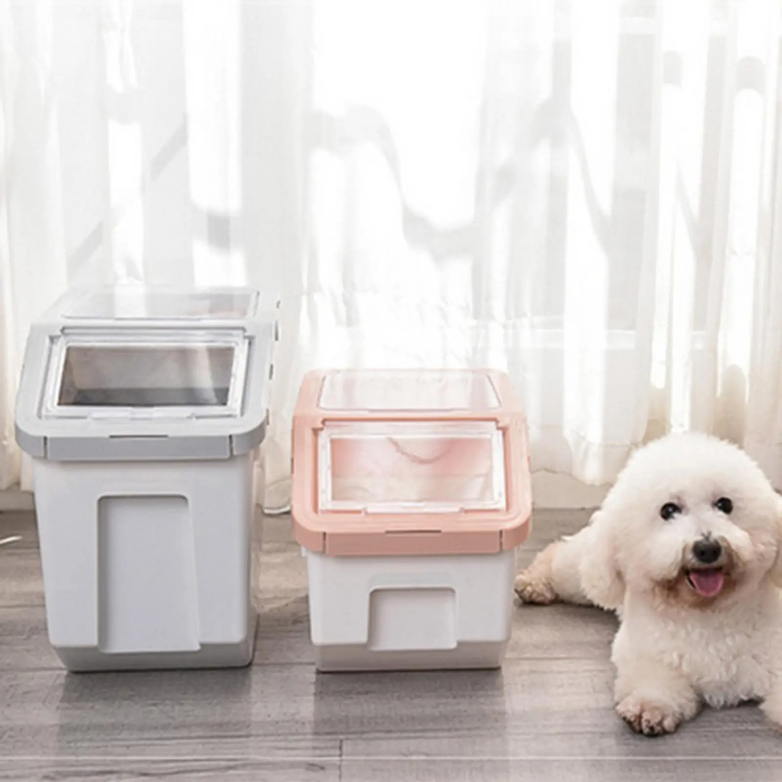 Kitchen Food Storage Container Rice Storage Box with Lid for Flour Grains