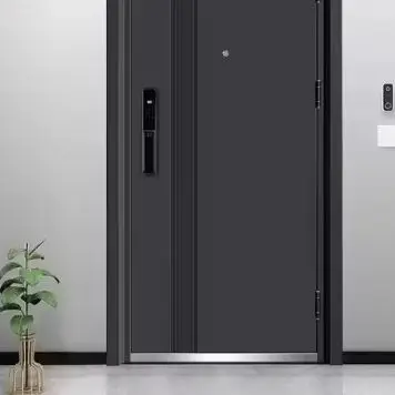 

Высококачественная входная дверь для дома с индивидуальным дизайном, из нержавеющей стали, антивандальная, умная, современная, для обеспечения безопасности.