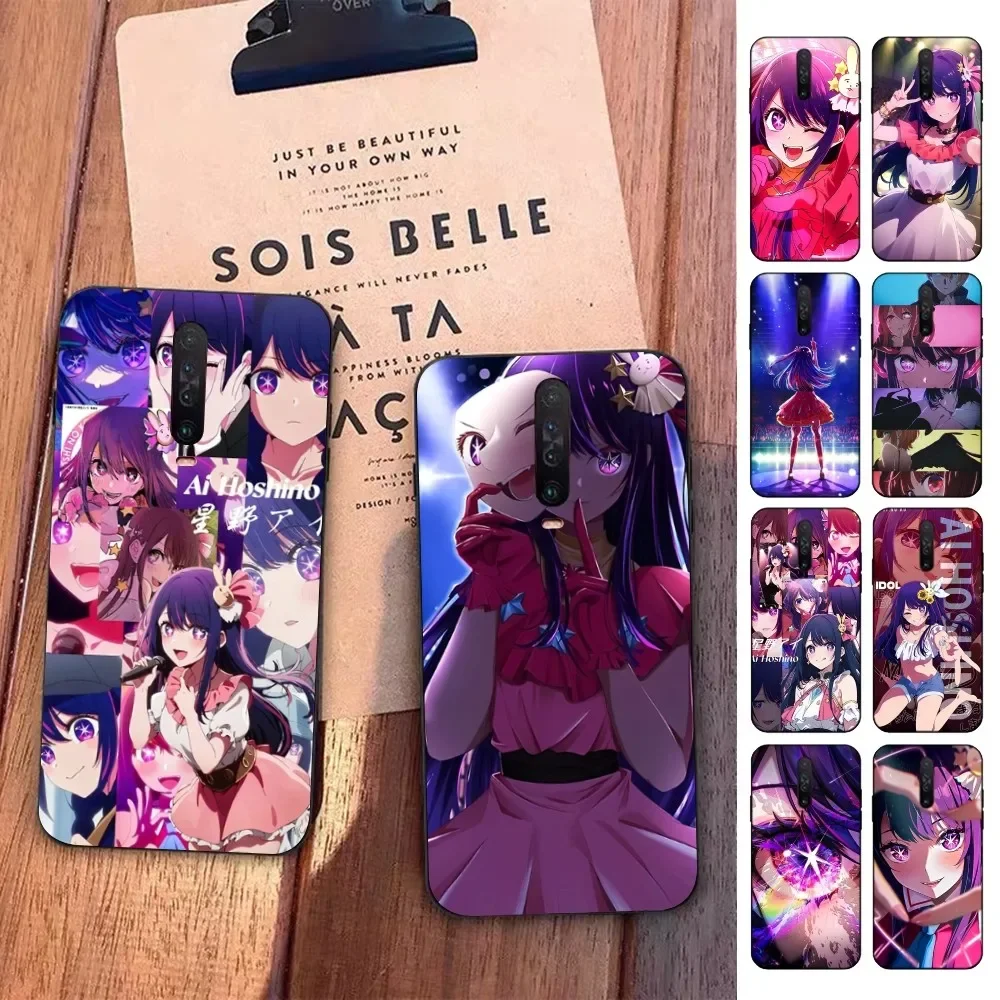 Anime Oshi no Ko Phone Case For Redmi 5 6 7 8 9 10 plus pro 6 7 8 9 A GO K20 K30 K40 pro plus F3 Fundas