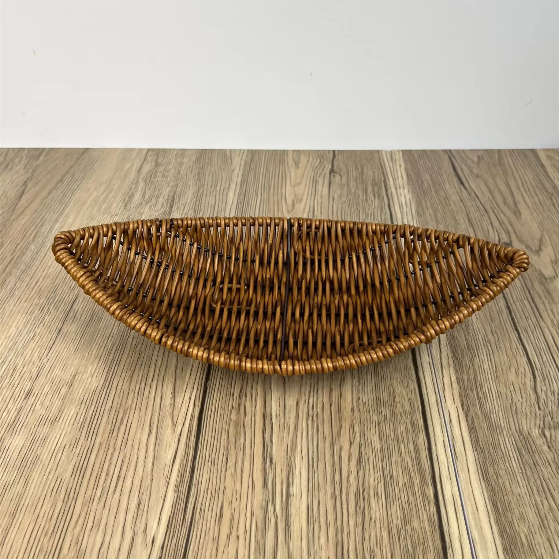 طبق فواكه مبتكر من الراتان ، وجبات خفيفة KTV سلة ديم سوم ، تخزين مكتبي للبطاطس المقلية ، 3 مطعم #4