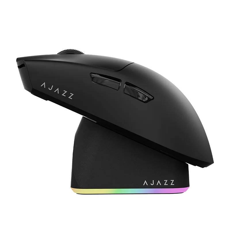 Mouse da gioco con dock magnetico tri-modale AJAZZ AJ139P V3 MC, 24000 DPI, batteria da 800 mAh