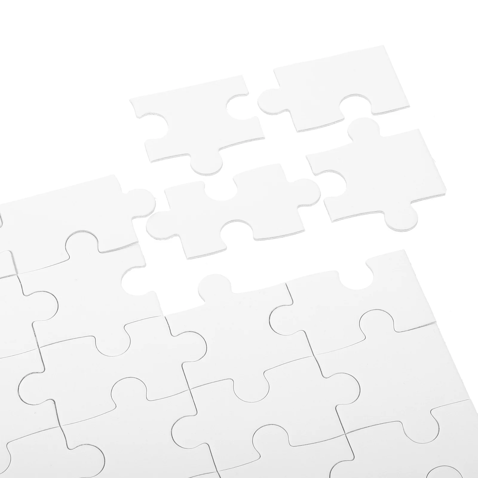 15 시트 어린이 DIY 퍼즐 빈 퍼즐 공예 용품 퍼즐 장난감 안전 재료 교육 재미있는 게임 키트