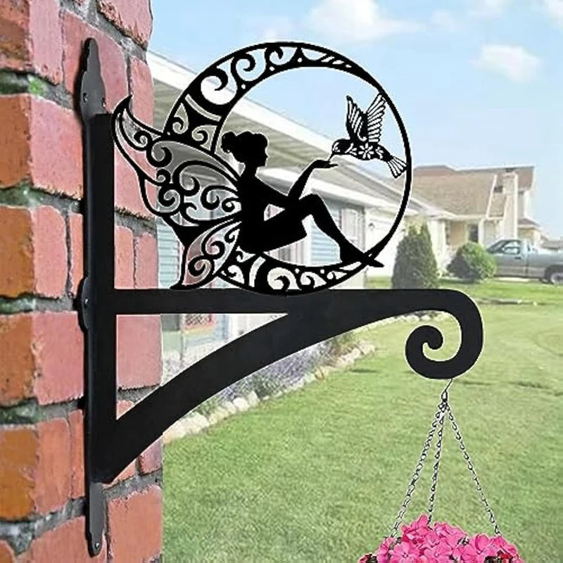 ขายึดอุปกรณ์สำหรับแขวนต้นไม้แบบแขวนสำหรับเครื่องให้อาหารนกเหมาะสำหรับตีระฆังกระถางดอกไม้และโคมไฟ