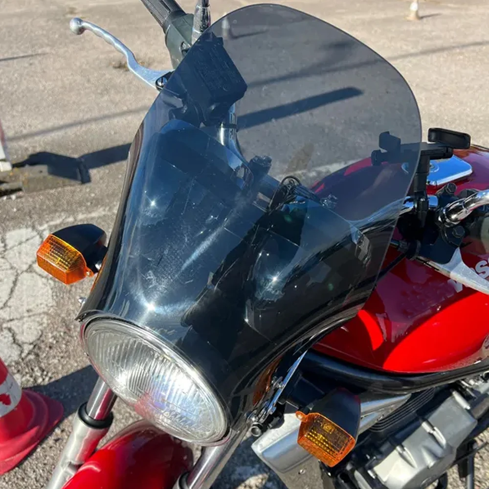 

ZR750 Windscreen Windshield Wind Deflectors For Kawasaki ZR 750 Accessories Moto Visor Viser Headlight Fairing Screen Protector