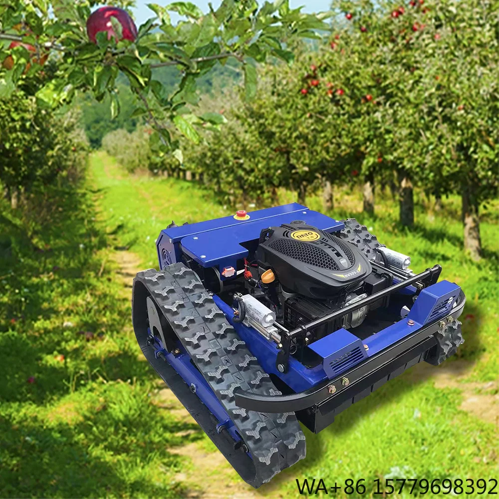 Crawler Robot Self Propelled Remote Control Multi - Functional Garden Grass Cutting Machine Automated Lawn Mower