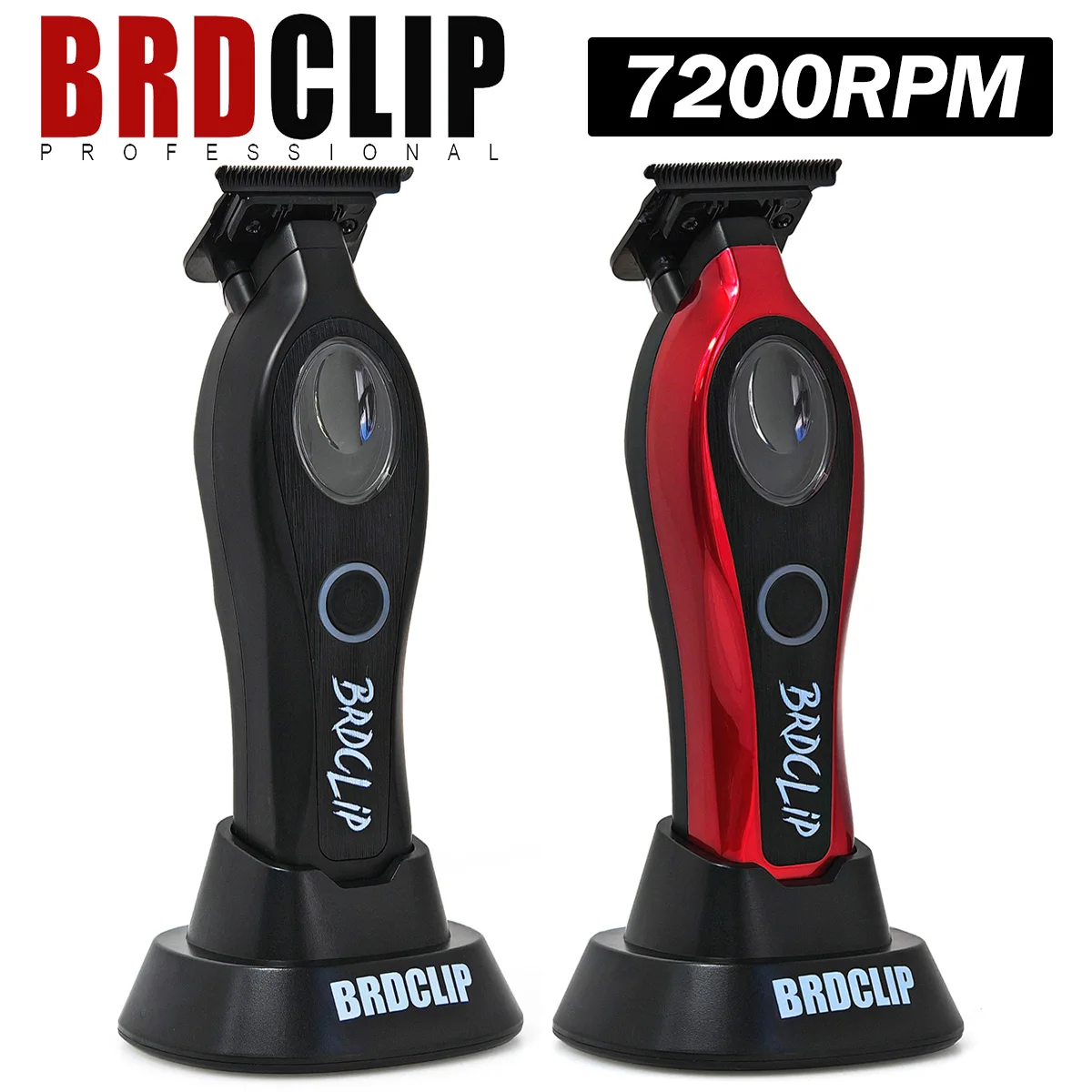 

BRDCLIP Professional M3T 7200RPM Carving Gradient Hair Trimmer Barber Electric Clipper DLC Coating with Charger Base for Men