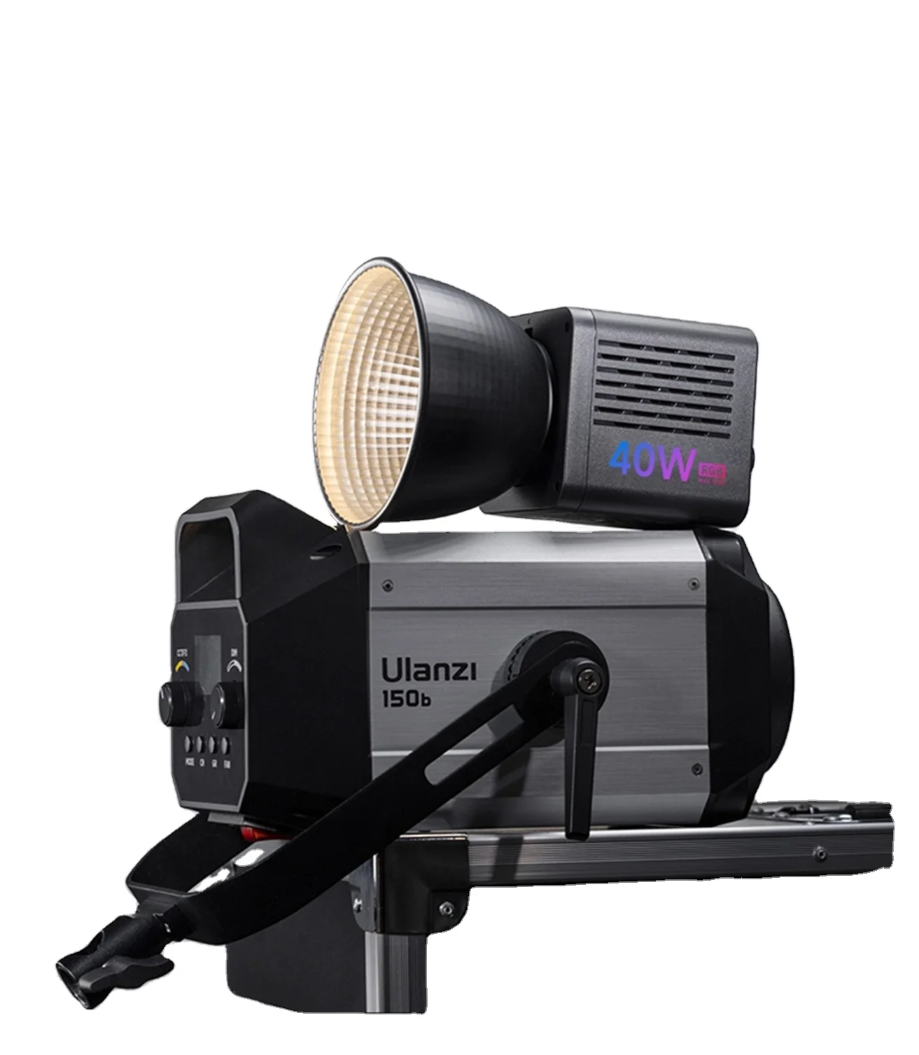 

Wholesales Ulanzi 40w RGB COB Video Light 3400mAh 2500K-6500K for Live Streaming Home Studio Fill Light 3400mAh