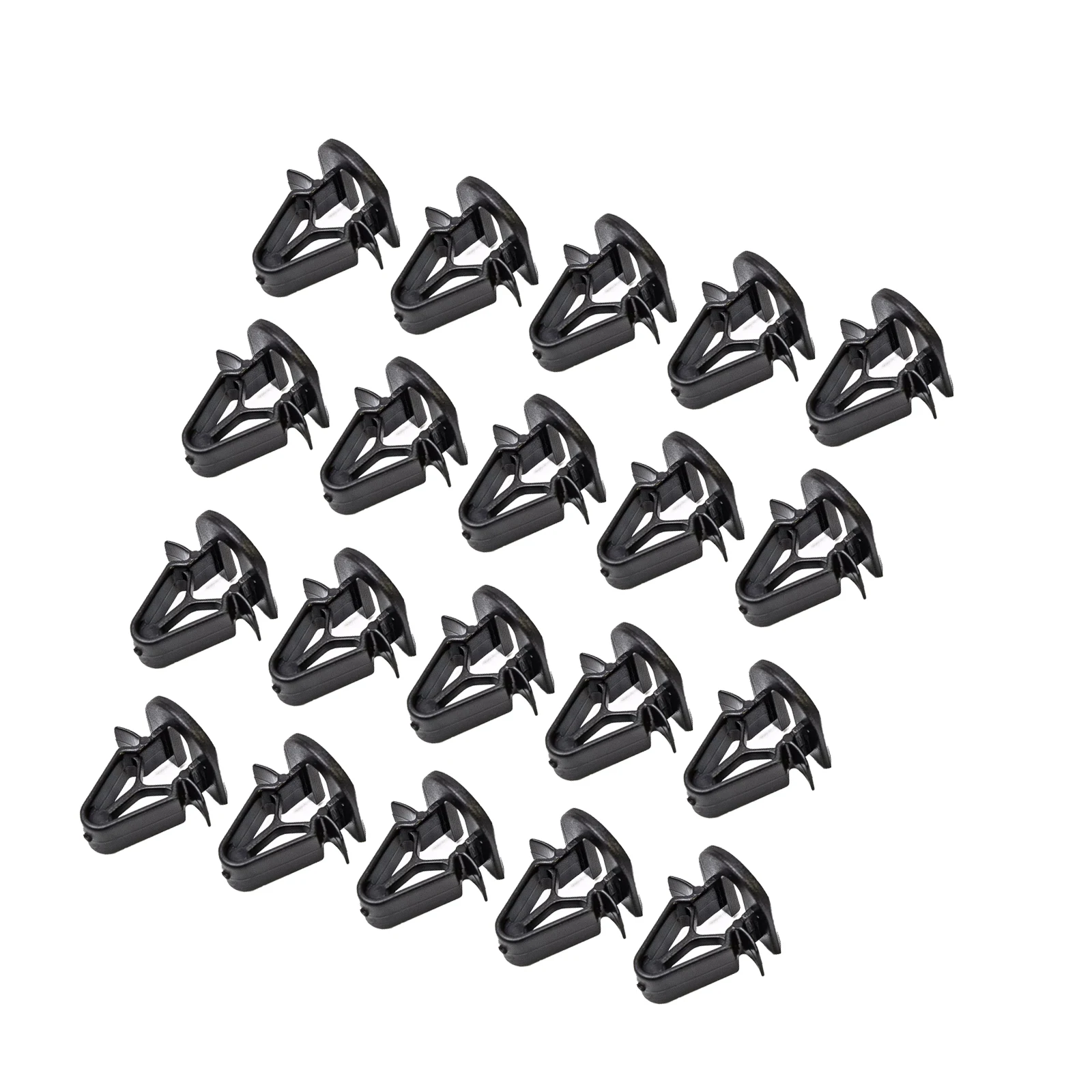 Complete set of interior trim mounting clips compatible with several models from the For Volvo brand total count is twenty