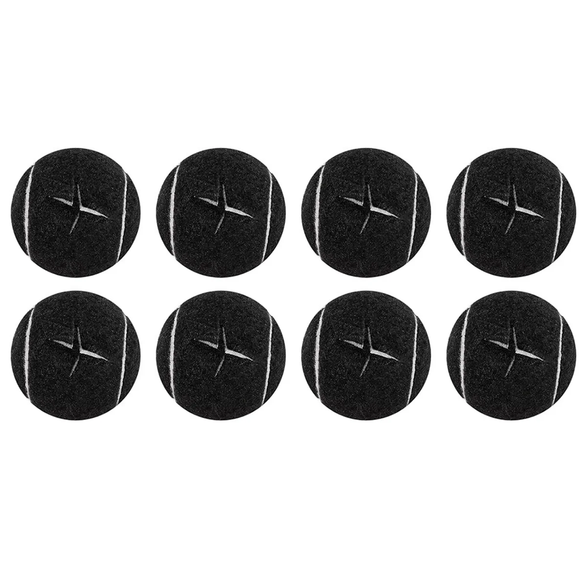 Precut Walker Tennis Ball para Móveis, Pernas e Proteção de Pavimento, Heavy Duty, Long Lasting, Felt Pad Cobrindo, 8pcs