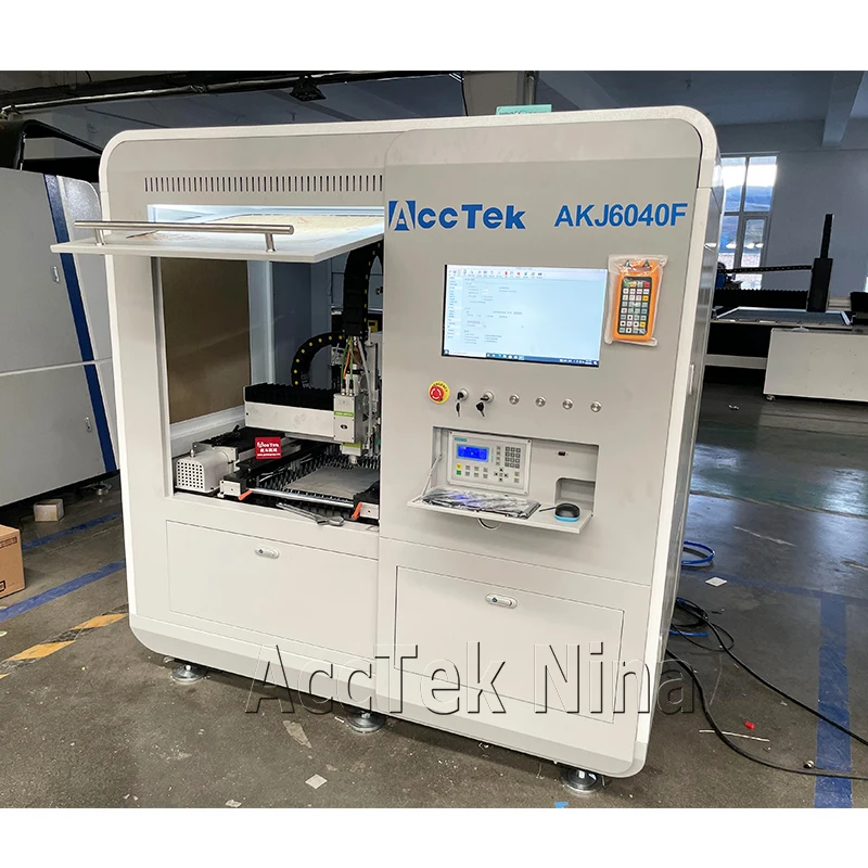 High Precision Cnc Laser Cutting Fiber Laser Machine 6040 Small Size Metal Laser Cutter for Steel Aluminum