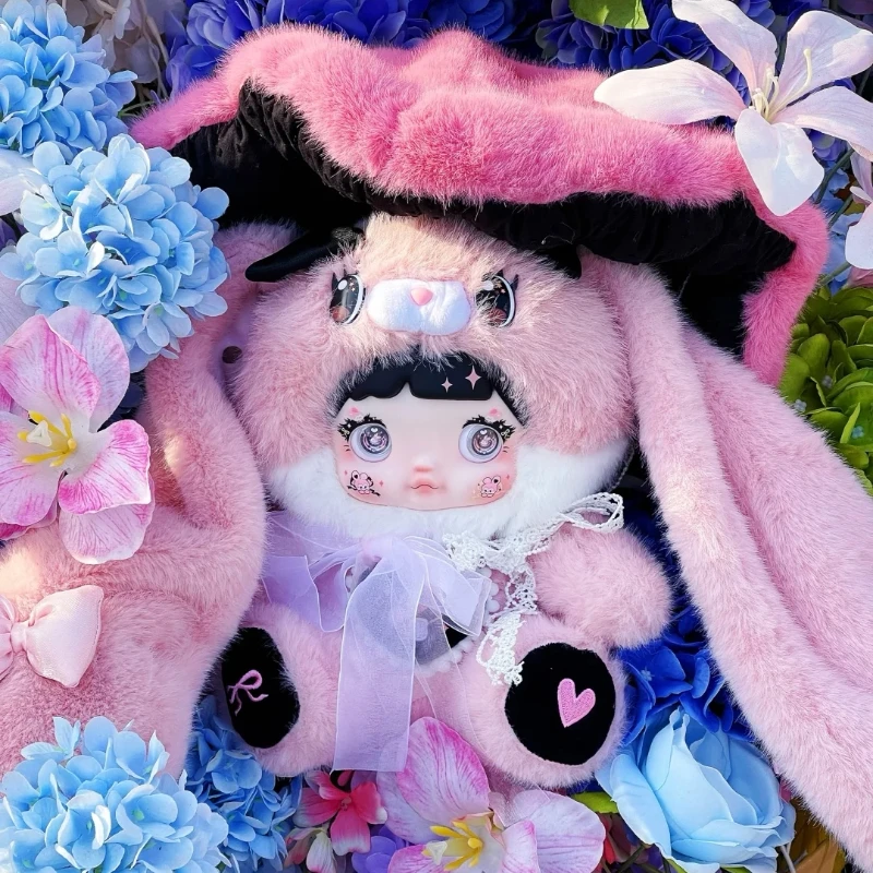 

Authentic Nommi Sticky 400%Mushroom Cap Plush Blind Box Home Decoration Decoration Ornament Collection Grade Doll Doll Girl Gift