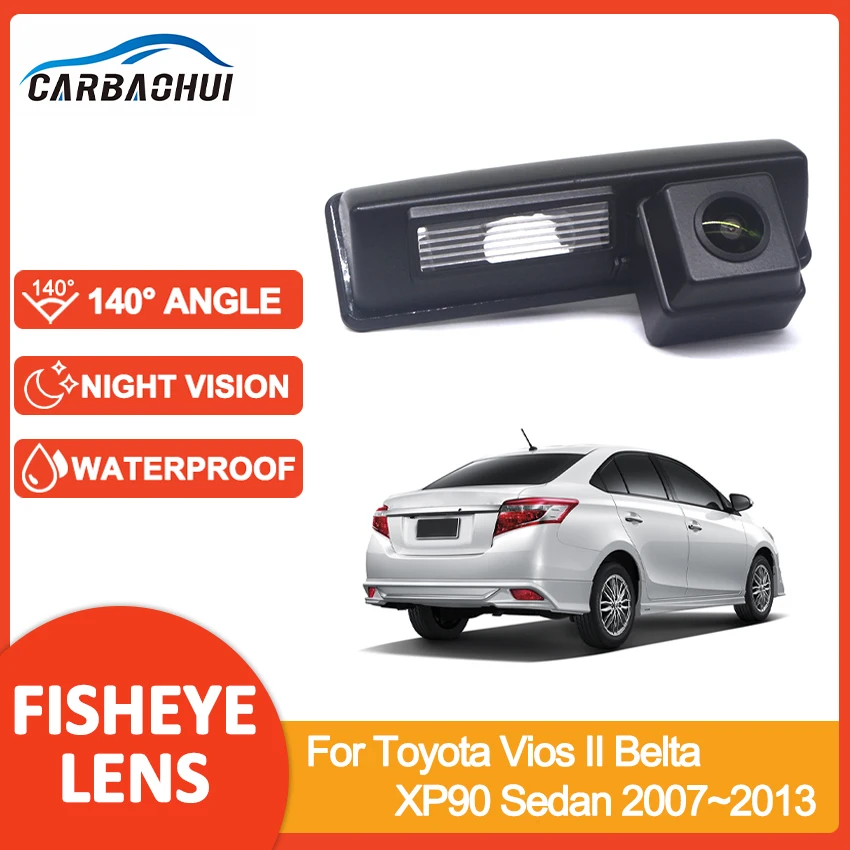 

Car Backup Reverse Parking Monitor CCD HD AHD Fisheye Rear View Camera For Toyota Vios II Belta XP90 Sedan 2007~2013