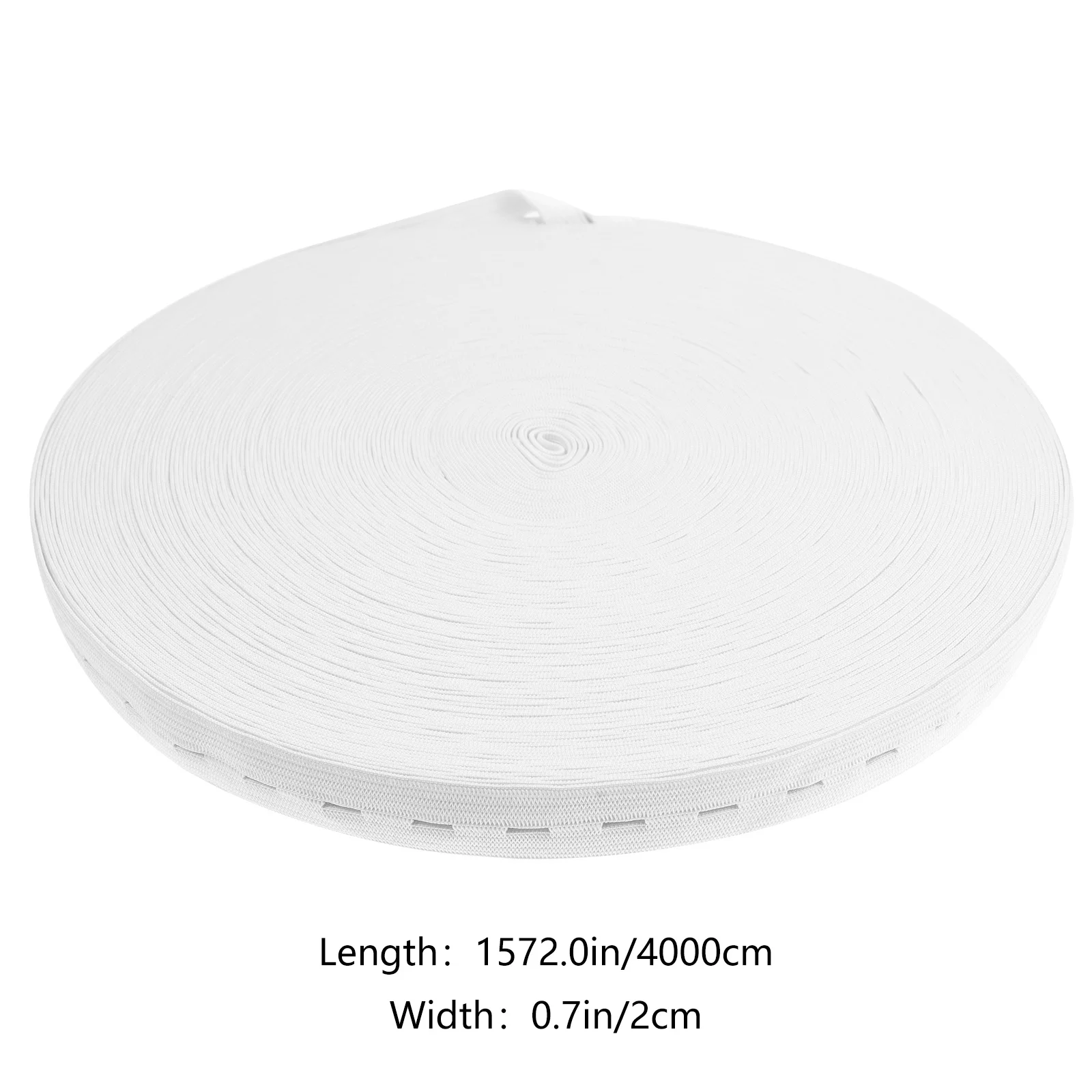 

1 Roll 40 Meters Elastic Band For Sewing Flat Knit Strap Pants Skirt Waistband Diy Craft Sewing Belt Polyester Stretch Fabric