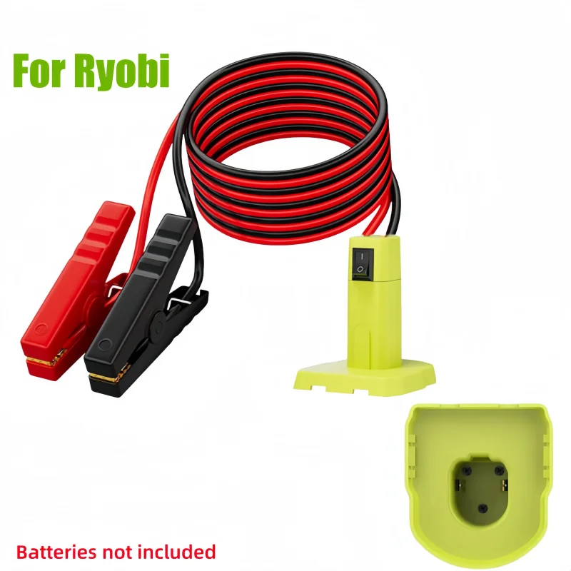Jumper Cable Auto Accessories for Ryobi 18V Emergency Jump Starter Car Jump Starter Battery Cable P100, P101, P102, P103, P105