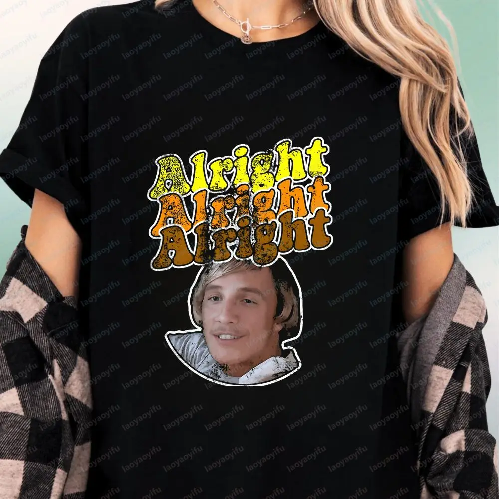 Dazed and Confused - Summer Trend Short-sleeved Men's and Women's Universal Pattern Large-sized Comfortable T-shirt