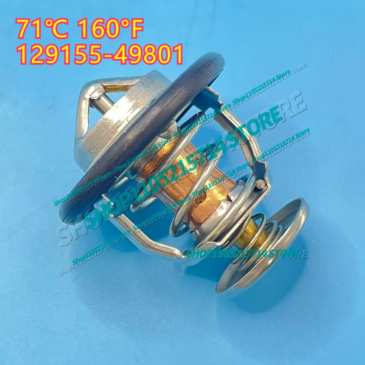 

For Yanmar 4TNV84 71℃ 160°F High Quality Thermostat 129155-49801 4TNV84T 4TNV88 4TNE84 4TNE88