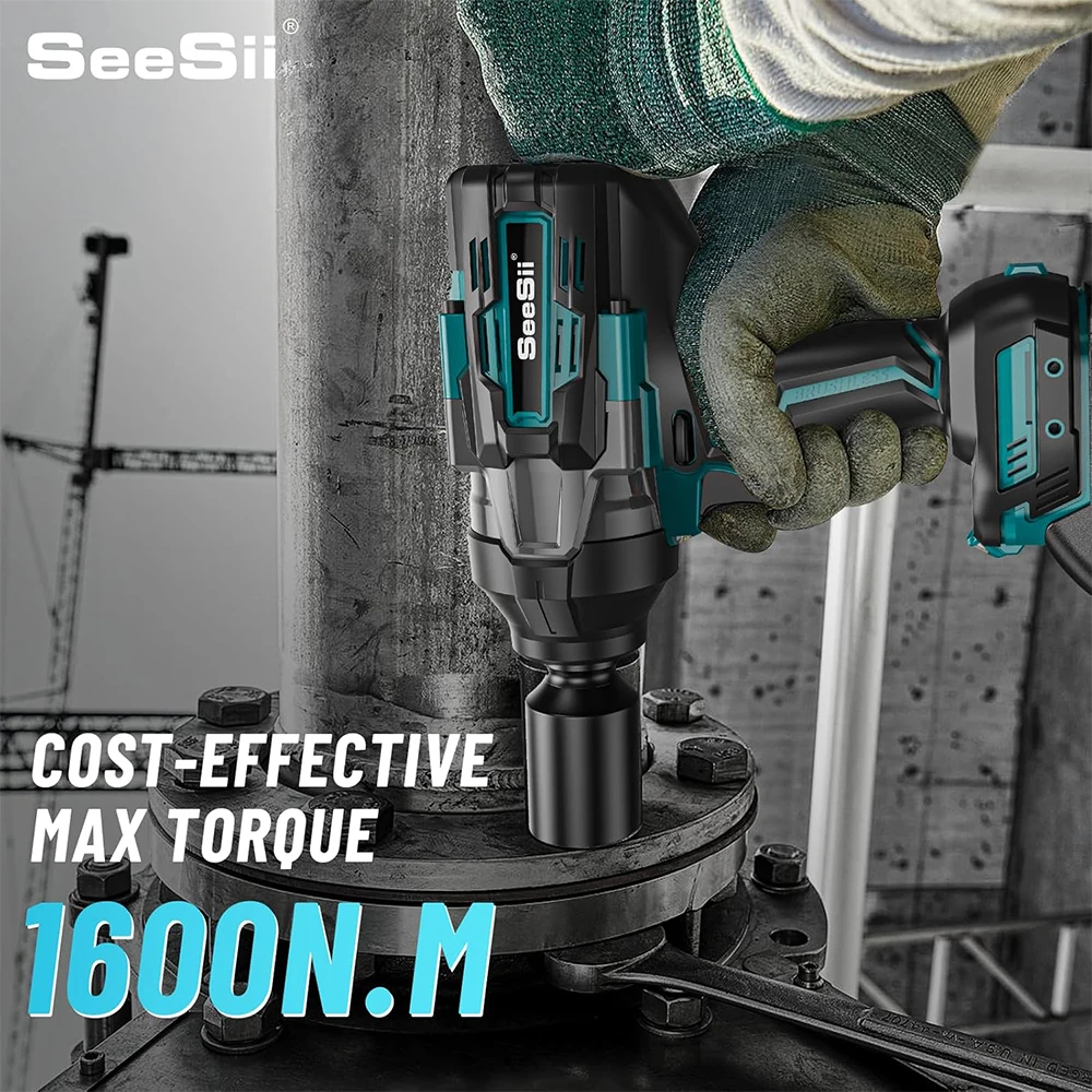 SEESII 1600NM High Torque Impact Wrench 3/4