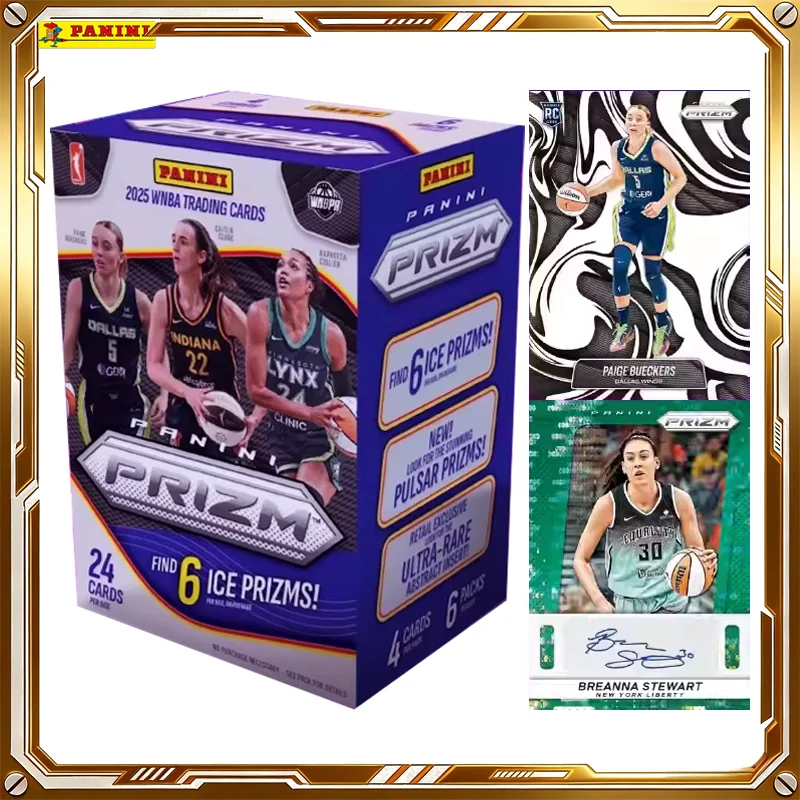 

2025 Panini WNBA Prizm Basketball Card Blaster Mystery Box Genuine Trading Cards Game Toys Holiday Birthday Gifts for Boys Girls