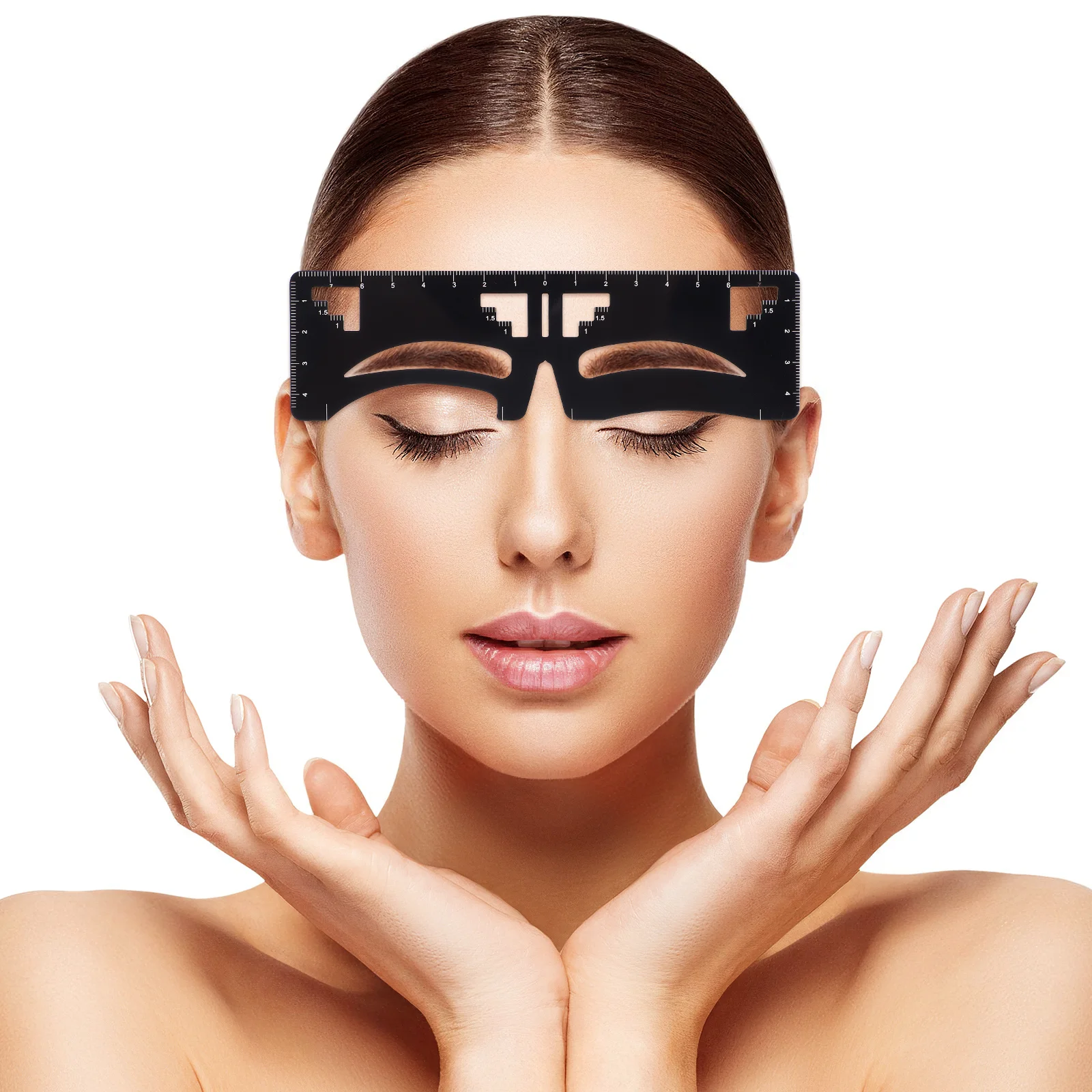 

Women Eyebrow Ruler Practical Makeup Stencil High Quality Durable Comfortable Eyebrow Drawing Template Women Makeup Stencil