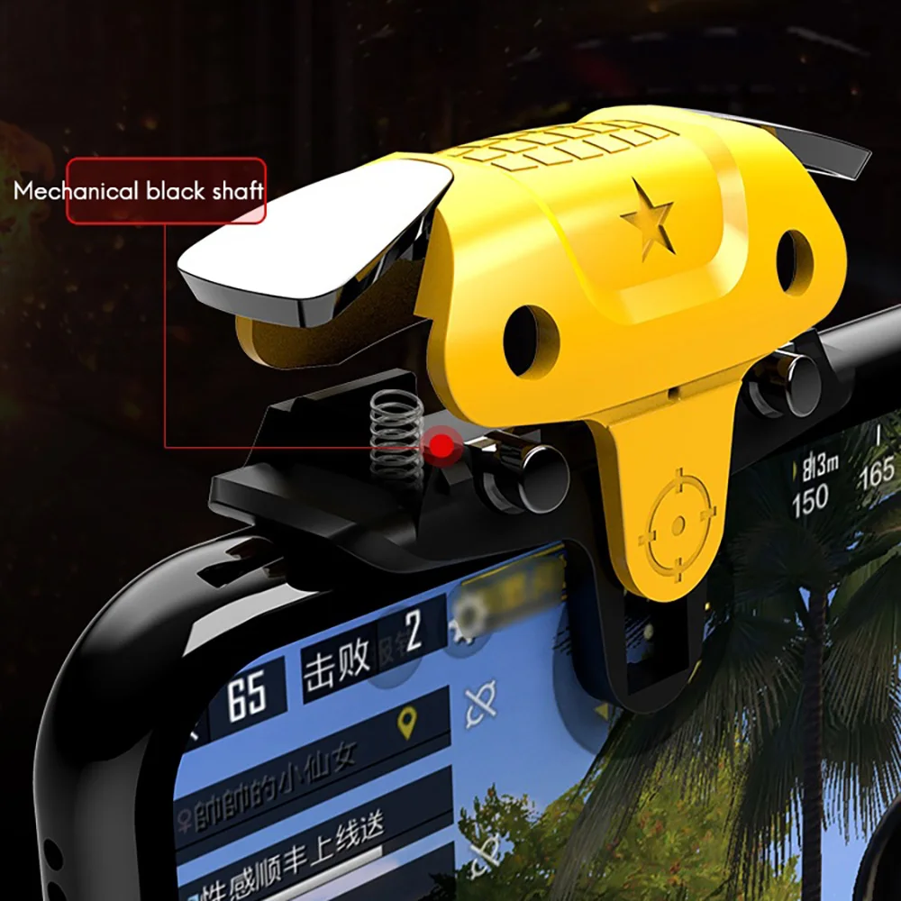 HFES لوحدة تحكم PUBG للهاتف المحمول الزناد غمبد الألعاب L1 R1 وحدة تحكم لـ PUGB Iphone Android Xiaomi Huawei