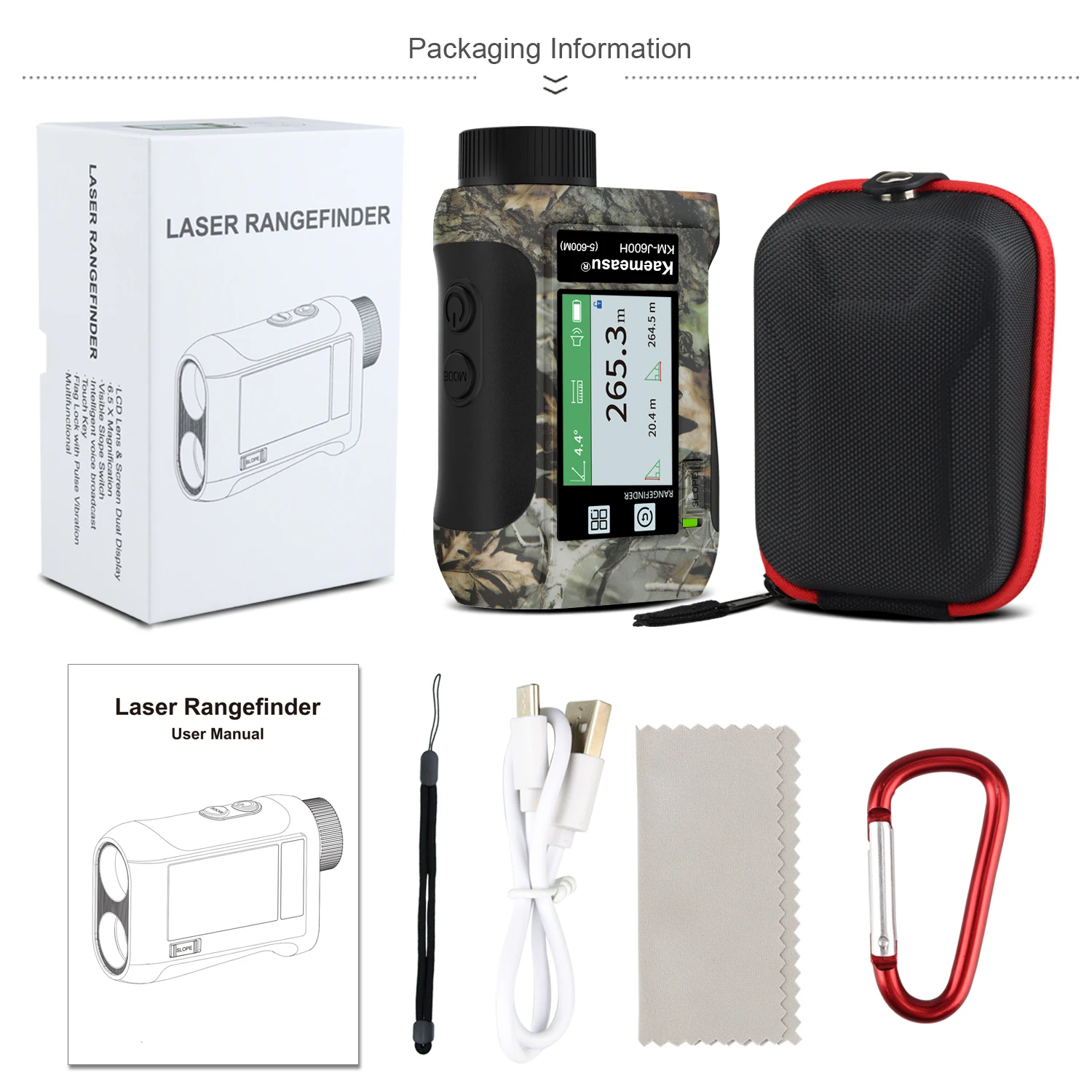 กล้องส่องทางไกลวัดระยะทางอุตสา - Golf Rangefinder บทวิจารณ์และราคา