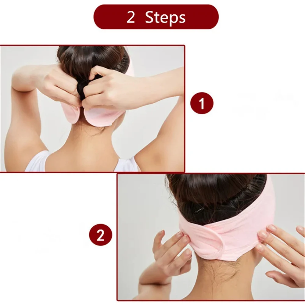 Adjustable Head Band Wide Hairband Soft Sponge Hair Accessories Girls Headbands for Washing Face Bath Ladies Makeup Accessories