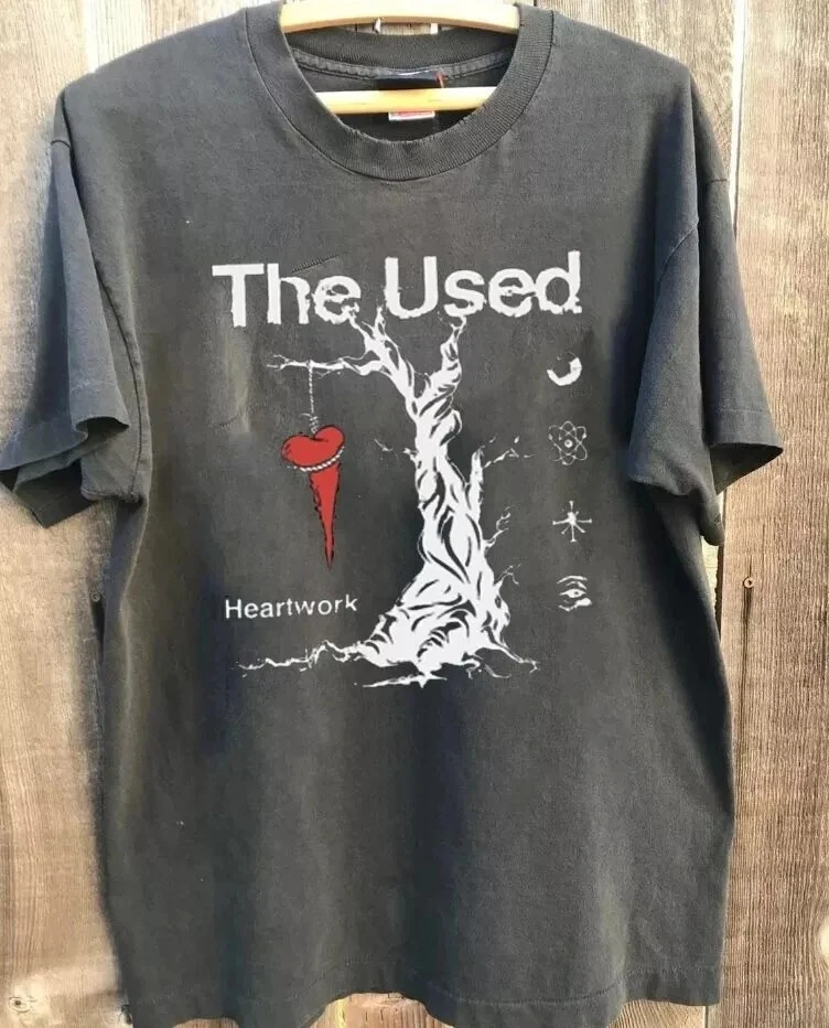 

Футболка The Used Band The Used Band Charcoal Vtg футболка унисекс S-4XL мужская футболка графические футболки футболка большого размера