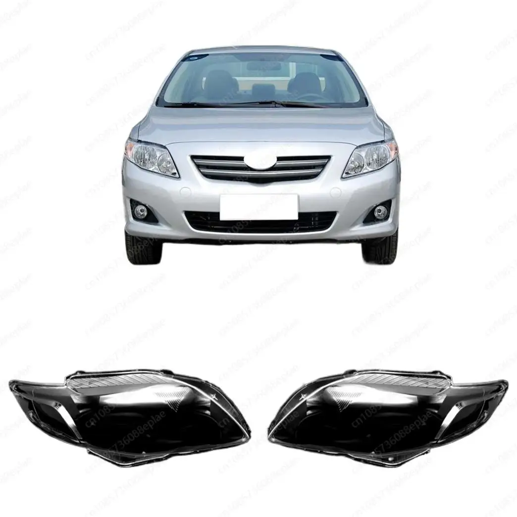 【استعادة السطوع والواضح】غطاء عدسة المصباح الأمامي الشفاف لسيارة Toyota Corolla E120 2007-2009، استبدال غطاء الكمبيوتر الشخصي #1