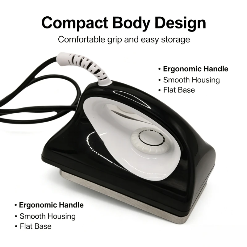 Adjustable Temperature Electric Ski Wax Iron Portable Wax Melting Tool for Snowboard Ski Base Maintenance Polishing Care