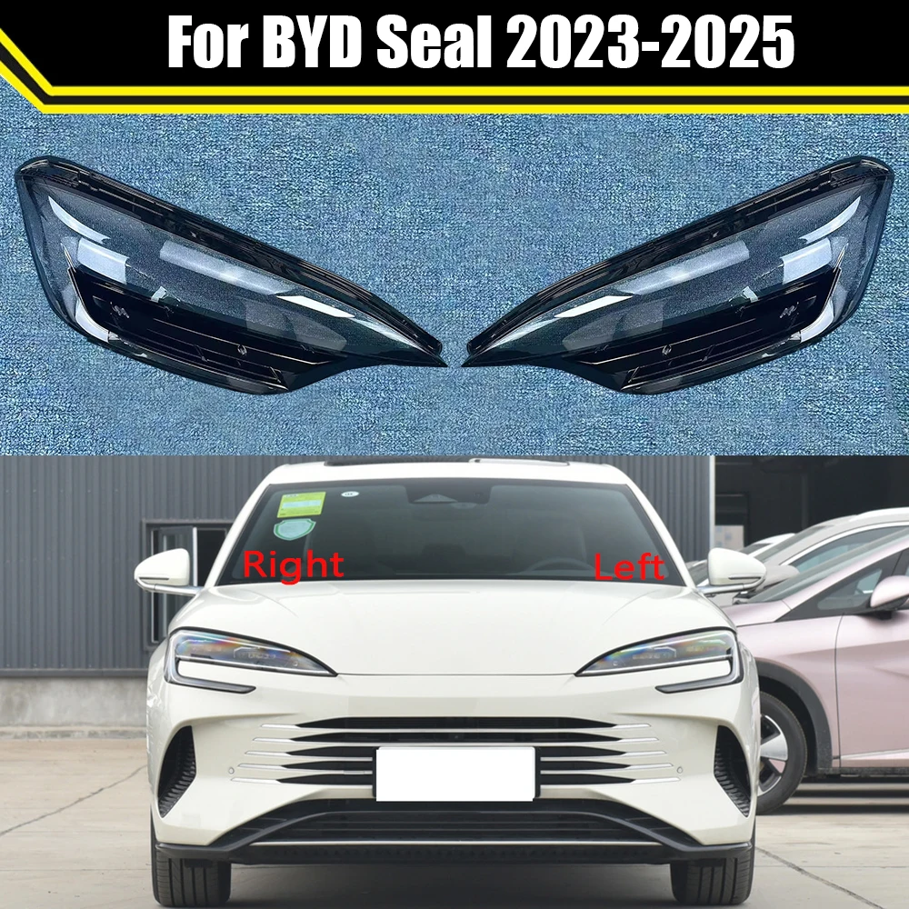 

Front Car Protective Headlight Lens Cover Headlamp Shade Shell Auto Transparent Light Housing Lamp For BYD Seal 2023 2024 2025
