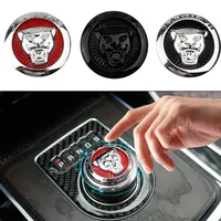 5cm 3D Metal Decal Sticker Car Gear Panel Knob Emblem Badge Decals Car for Jaguar X-TYPE F-PACE S-TYPE XE XF XJ XK XJR XFR XJS